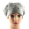 BABIONEK BERET DAMSKI BDZ24.03-POPIEL