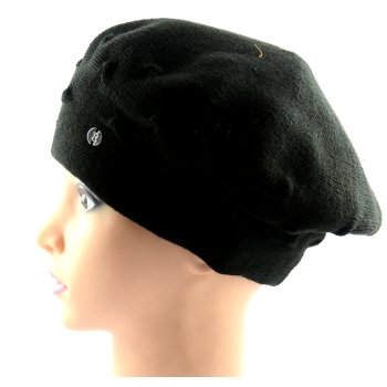 BABIONEK BERET DAMSKI BDZ24.03-CZARNY