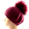 RABIONEK BERET DAMSKI AN24.17PNJ-BORDO