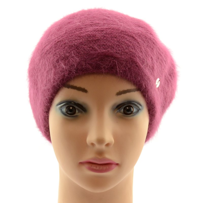 RABIONEK BERET DAMSKI AN24.17-BORDO