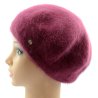 RABIONEK BERET DAMSKI AN24.17-BORDO