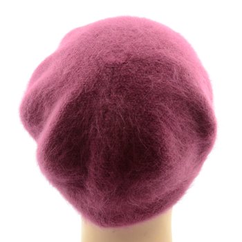 RABIONEK BERET DAMSKI AN24.17-BORDO
