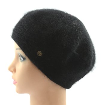 RABIONEK BERET DAMSKI AN24.17-CZARNY