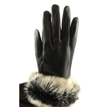 INSIGNIUM RĘKAWICZKI SKÓRZANE  DAMSKIE IR126 KC/XL