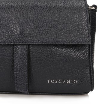TOSCANIO TOREBKA SKÓRZANA TOS F263 CZARNY