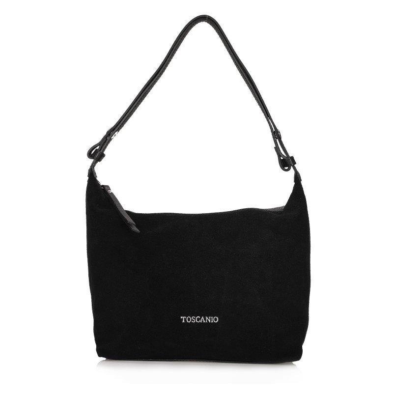 TOSCANIO TOREBKA SKÓRZANA TOS F208 CZARNY