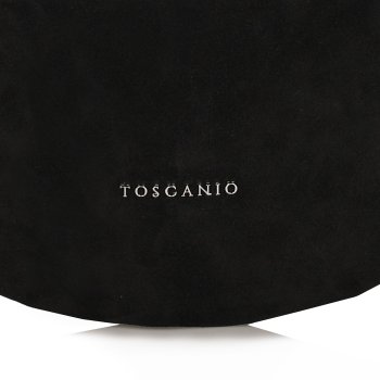 TOSCANIO NERKA SKÓRZANA TOS F274 CZARNY