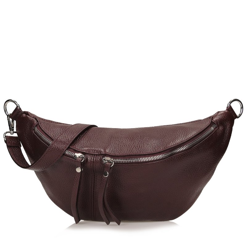 TOSCANIO NERKA SKÓRZANA TOS F198 BORDO D54