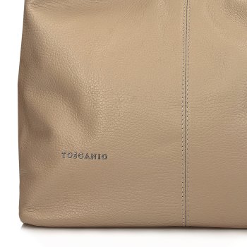 TOSCANIO TOREBKA SKÓRZANA TOS 810 BEŻ D05