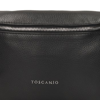 TOSCANIO NERKA SKÓRZANA TOS F181 CZARNY