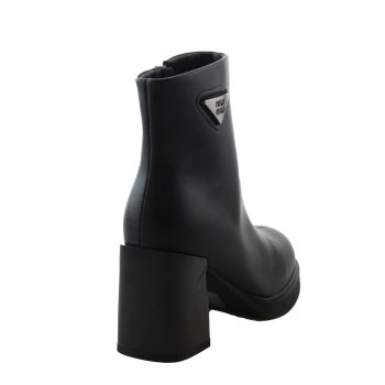 CAMBELL BOTKI DAMSKIE SKÓRZANE 25-10300BK