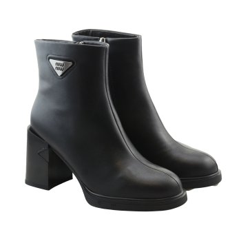 CAMBELL BOTKI DAMSKIE SKÓRZANE 25-10300BK