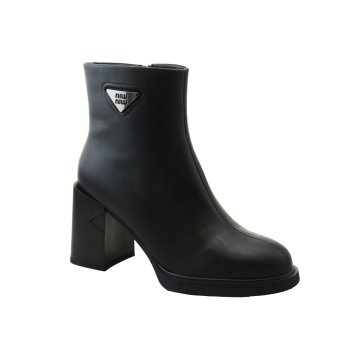 CAMBELL BOTKI DAMSKIE SKÓRZANE 25-10300BK