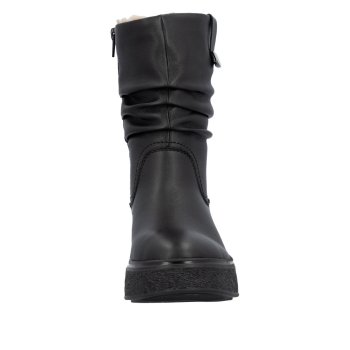 RIEKER BOTKI DAMSKIE SKÓRZANE 78858-00