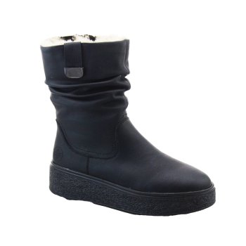 RIEKER BOTKI DAMSKIE SKÓRZANE 78858-00
