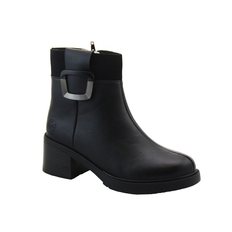 RIEKER BOTKI DAMSKIE SKÓRZANE Y5253-00
