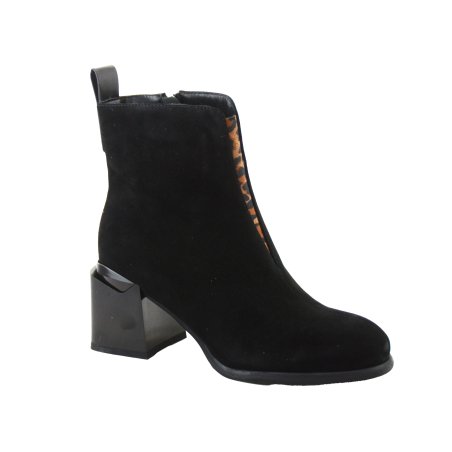 CAMBELL BOTKI DAMSKIE SKÓRZANE 25-98316BK