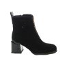 CAMBELL BOTKI DAMSKIE SKÓRZANE 25-98316BK