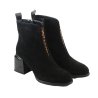 CAMBELL BOTKI DAMSKIE SKÓRZANE 25-98316BK