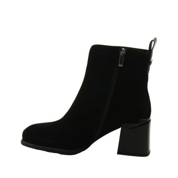 CAMBELL BOTKI DAMSKIE SKÓRZANE 25-98316BK
