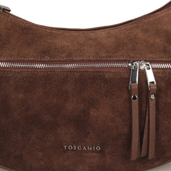 TOSCANIO TOREBKA SKÓRZANA TOS G139 BRĄZ D21