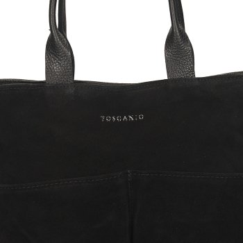 TOSCANIO TOREBKA SKÓRZANA TOS G97 CZARNY