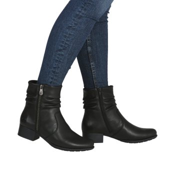 RIEKER BOTKI DAMSKIE SKÓRZANE 78656-00