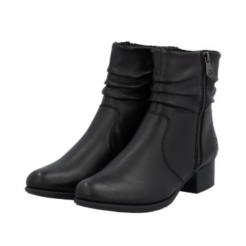 RIEKER BOTKI DAMSKIE SKÓRZANE 78656-00