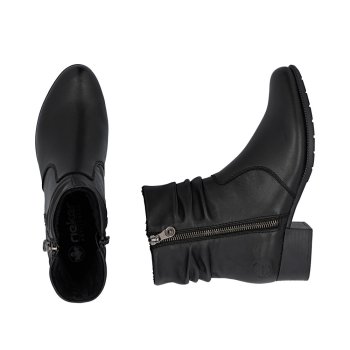 RIEKER BOTKI DAMSKIE SKÓRZANE 78656-00