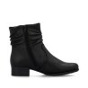 RIEKER BOTKI DAMSKIE SKÓRZANE 78656-00