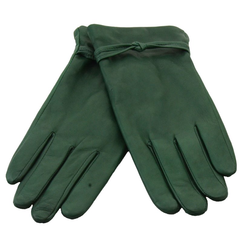 INSIGNIUM RĘKAWICZKI SKÓRZANE IR575 KH-L ZIELEŃ