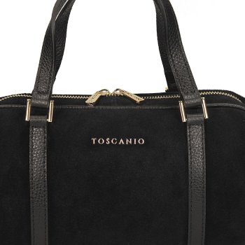 TOSCANIO TOREBKA SKÓRZANA TOS G140 CZARNY