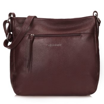 TOSCANIO TOREBKA SKÓRZANA TOS B63 BORDO D54
