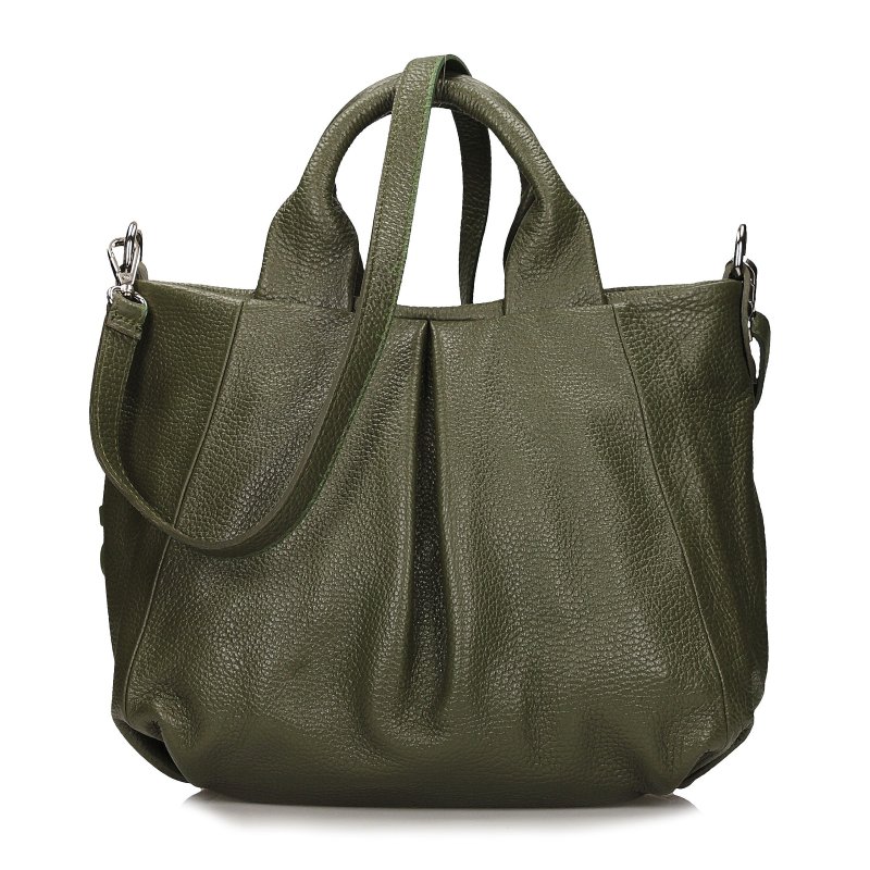 TOSCANIO TOREBKA SKÓRZANA TOS F125 ZIELEŃ D74