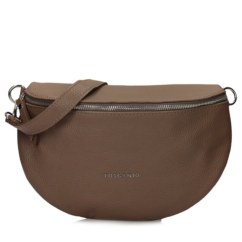 TOSCANIO NERKA SKÓRZANA TOS F181 C.BRĄZ D23