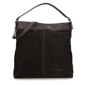 TOSCANIO TOREBKA SKÓRZANA TOS G106 C.BRĄZ D23