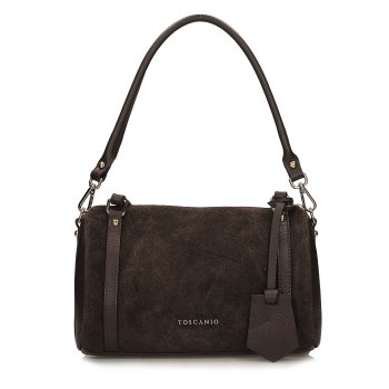 TOSCANIO TOREBKA SKÓRZANA TOS G163 C.BRĄZ D23