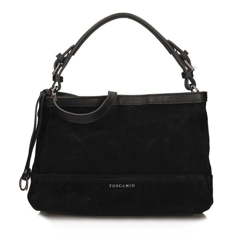 TOSCANIO TOREBKA SKÓRZANA TOS G126 CZARNY