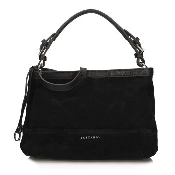 TOSCANIO TOREBKA SKÓRZANA TOS G126 CZARNY