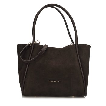 TOSCANIO TOREBKA SKÓRZANA TOS G162 C.BRĄZ D23