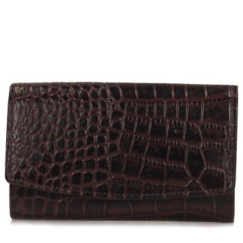 TOSCANIO PORTFEL SKÓRZANY DAMSKI T1127 COCO BRĄZ D