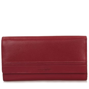 TOSCANIO PORTFEL SKÓRZANY DAMSKI TOS T1270 CZERWONY