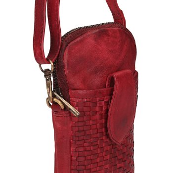 TOSCANIO PORTFEL SKÓRZANY TOS 054 CZERWONY