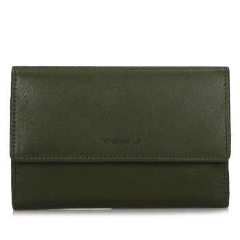 TOSCANIO PORTFEL SKÓRZANY DAMSKI T457 ZIELEŃ
