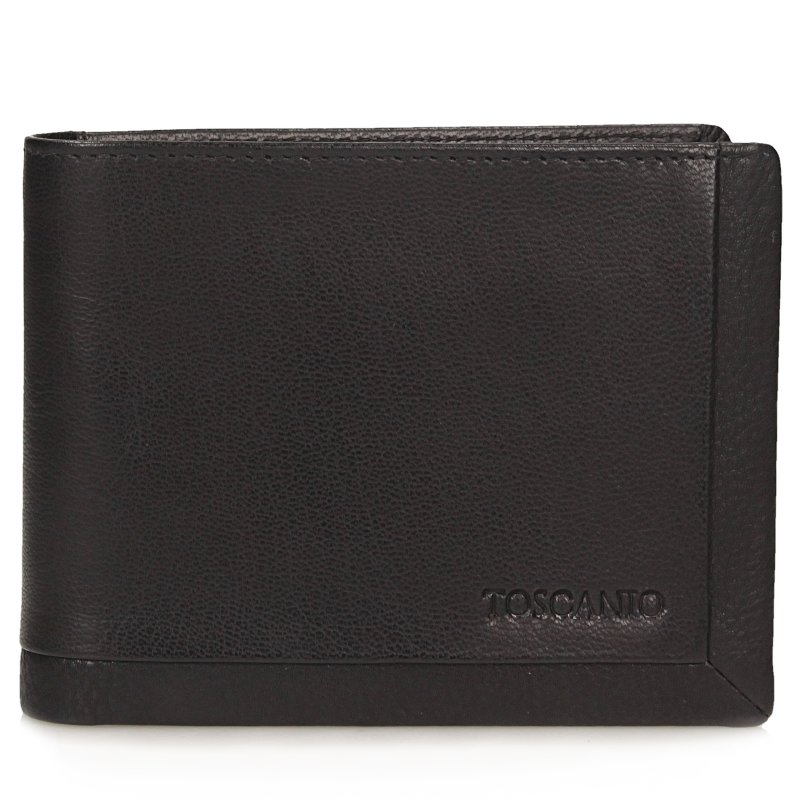 TOSCANIO PORTFEL SKÓRZANY TOS/TR12267 CZARNY