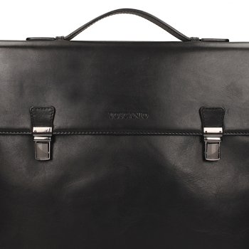 TOSCANIO TECZKA SKÓRZANA TOS TR12612 CZARNY