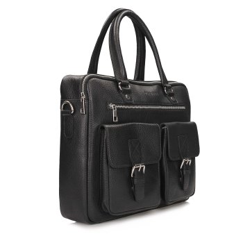 TOSCANIO TECZKA SKÓRZANA TOS T715 CZARNY