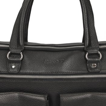 TOSCANIO TECZKA SKÓRZANA TOS T715 CZARNY