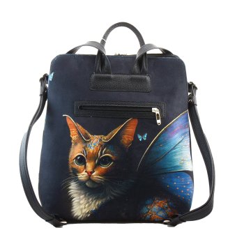 BNB PLECAK SKÓRZANY 26171-KOT RUDY MOTYL