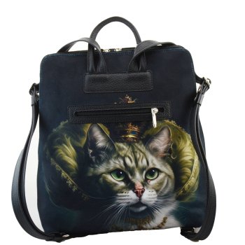 BNB PLECAK SKÓRZANY 26171-ZIELONY KOT